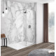 IMPRESE душевая стенка WALK-IN с профилем и держателем, 110*200см, хром, стекло прозрачное, (s09111001TR)