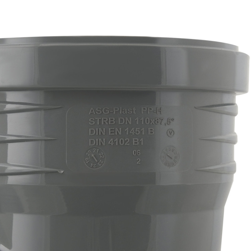 ASG Коліно HTR ф110 мм x87° (x87°)