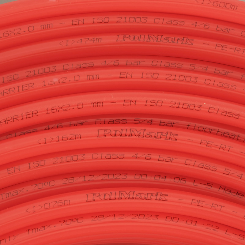 Труба для теплої підлоги POLMARK PE-RT EVOH 16мм 600 м (san-13012)