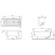VILLEROY & BOCH uBA170CAS2V-01 O.NOVO/CASSANDRA Ванна 170х75см, (uBA170CAS2V-01)
