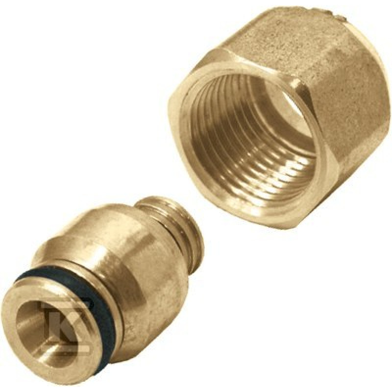 KAN-therm З'єднувач латунний для багатошарових труб 20 G3/4" (1010040011)