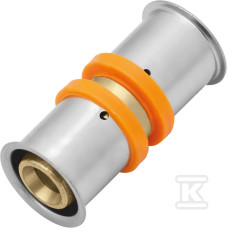 KAN-therm З'єднувач Press двосторонній з прес-кільцем 32x3 (1009042003)