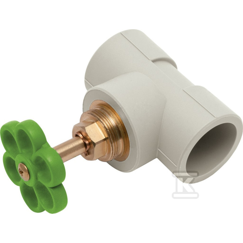 KAN-therm PP Запірний прохідний вентиль для відкритого монтажу 32 (1209280002)