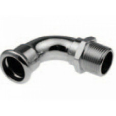 KAN-therm Коліно з зовнішньою різьбою ЗВ 22×R¾ press-довге Steel (6240366)