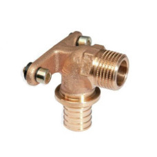 REHAU Кутник RAUTITAN настінний з зовнішньою різьбою 20-Rp1/2" (RX+) (456365001)