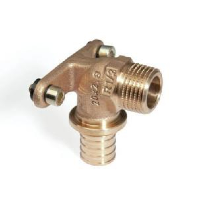 REHAU Кутник RAUTITAN настінний з зовнішньою різьбою 16-Rp1/2" (366107001)