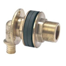 REHAU Угольник настенный RAUTITAN RX+ для монтажа на ДСП, длинный 16-Rp1/2x55 (456378001)