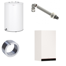 Viessmann Пакетна пропозиція котел Vitodens 100 B1HF 32 кВт з бойлером Vitocell 100л, датчиком та димоходом (Z024847)