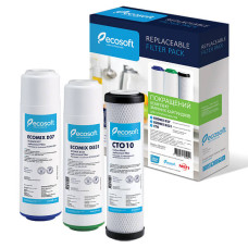 ECOSOFT Покращений комплект картриджів для потрійного фільтра (CRV3ECO)