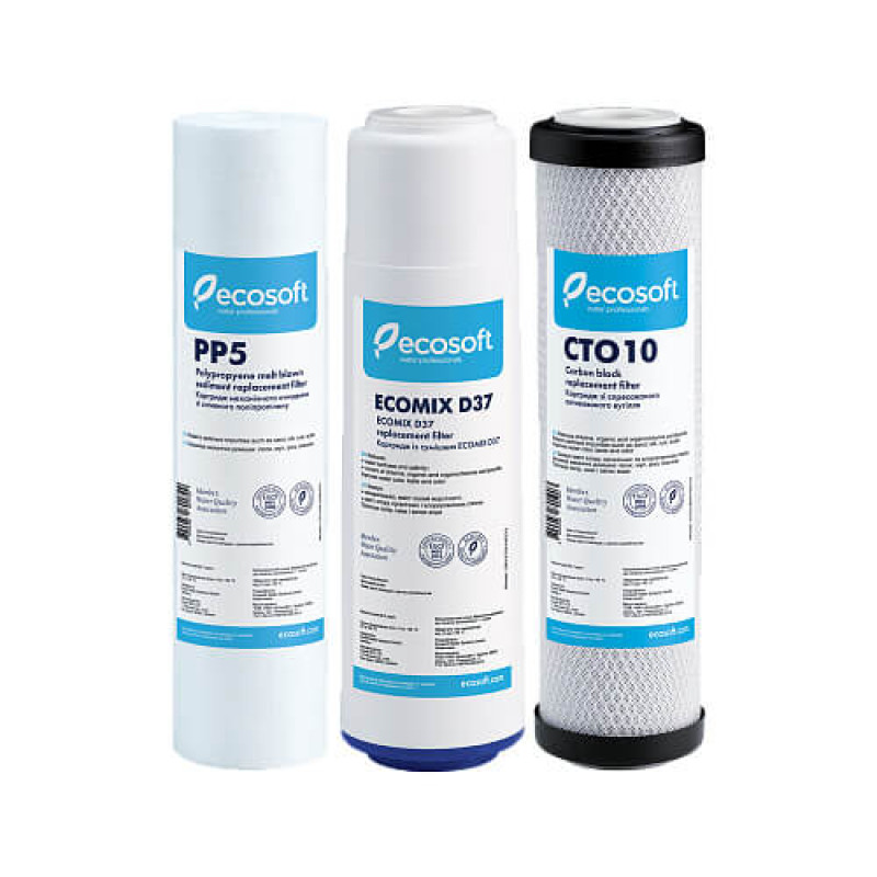 ECOSOFT Комплект картриджів для потрійного фільтра (CMV3ECOSTD)