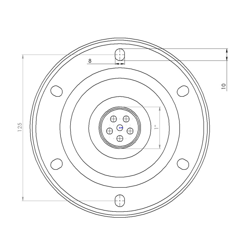 KVADO Фланець до розширювального баку