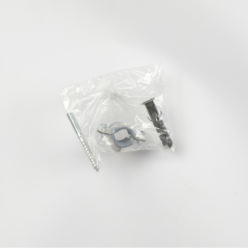 KVADO Хомут для кріплення труб 1/2 в комплекті+ 8х80+12х60