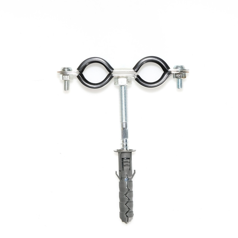 KVADO Хомут для кріплення труб подвійний 1/2” (20-24 мм) М8