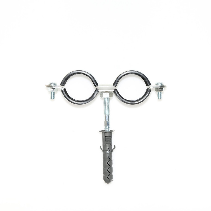 KVADO Хомут для кріплення труб подвійний 1” (32-37 мм) М8