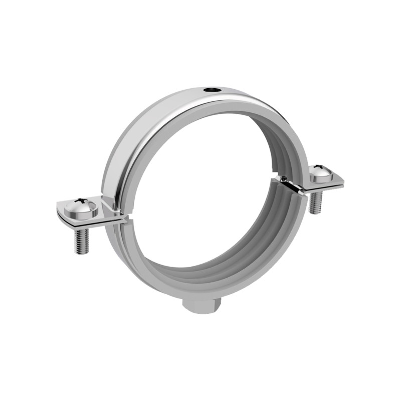 KVADO Хомут сантехнічний с гумовою вставкою 3 1/2" (98-105) М10