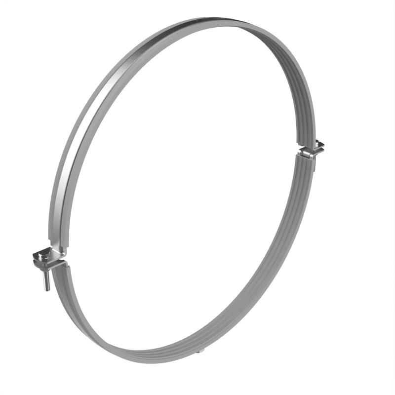 KVADO Хомут трубний з нержавійки 400 М10