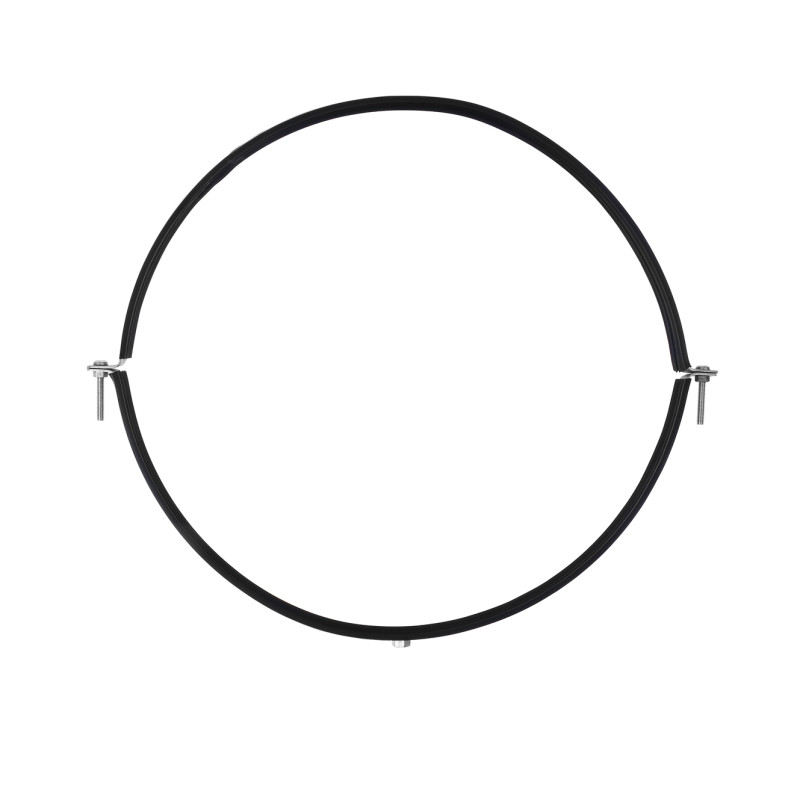 KVADO Хомут металевий для вентиляції з гумовою вставкою 400 /М8