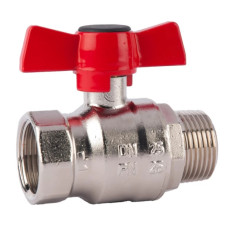 HERZ Кран шаровой вн.-род. 1/2" бабочка 1222811