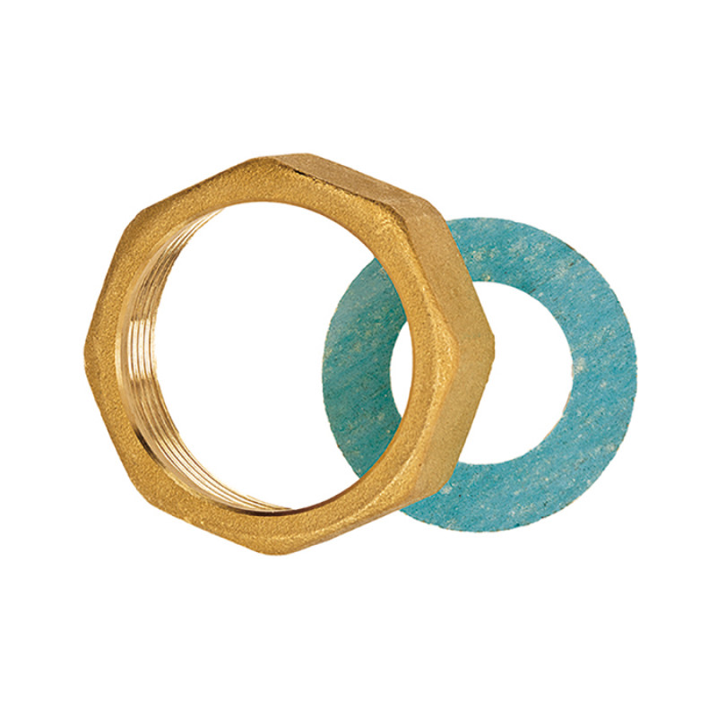 Meibes Накидна гайка в комплекті з ущільнювачем 1 1/2" для фланця 1" (M43.550D)