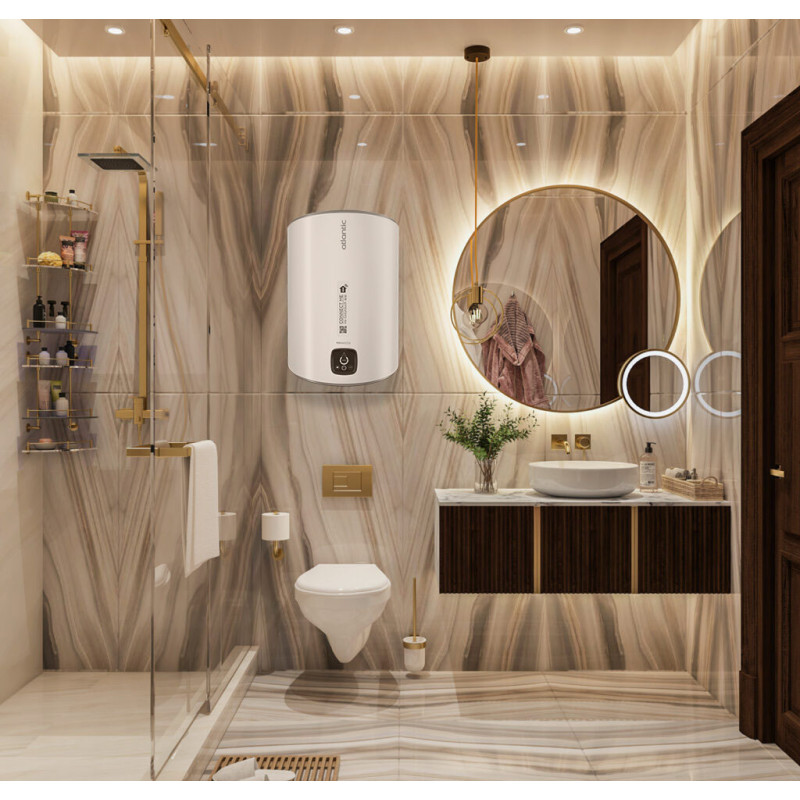 Atlantic Водонагрівач (бойлер) електричний Steatite Genius WI-FI VM 050 D400S-3E-CW 80 літрів (841331)