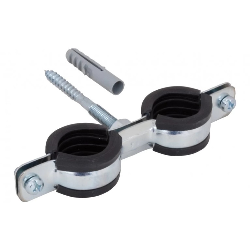 Walraven Двойной зажим BIS Cobra с EPDM с дюбелем, d 20-24 мм 0802124