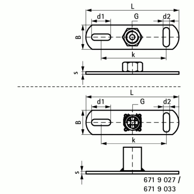 Walraven Підп'ятник зварювання в середовищі вуглекислого газу BIS 1/2 6719021