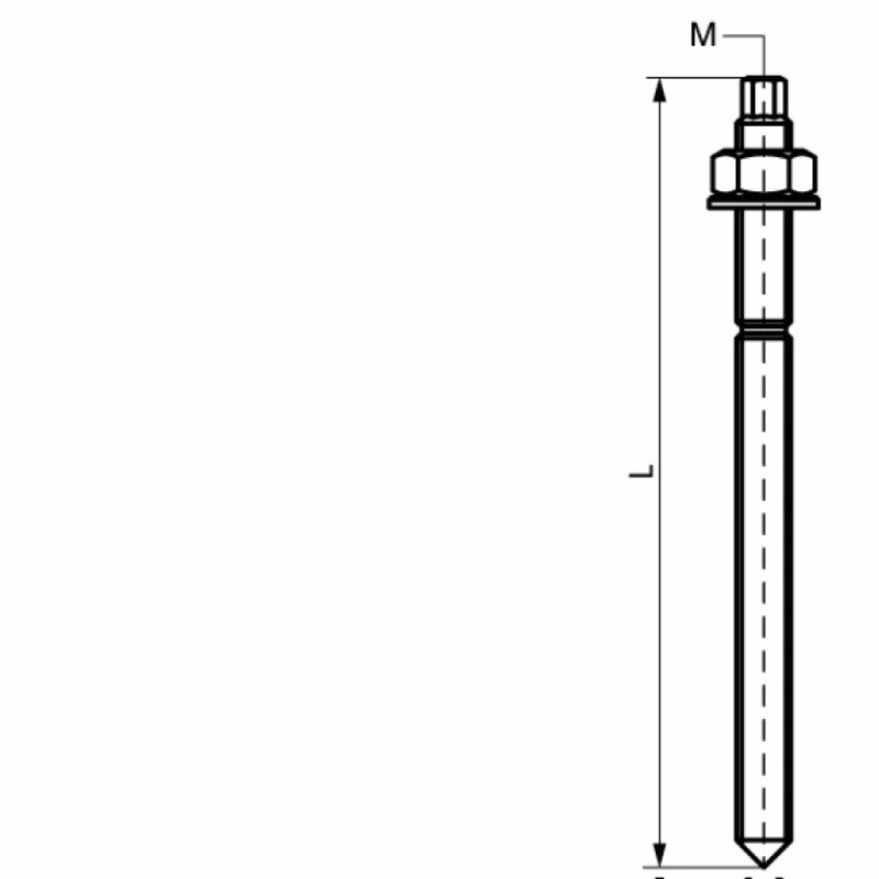 Walraven Шпилька різьбова для анкерування WIS SB M10x110 60990811