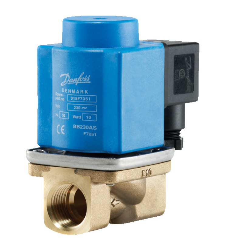 Danfoss EV251B Клапан електромагнітний нормально закритий 1/2" (032U538131)