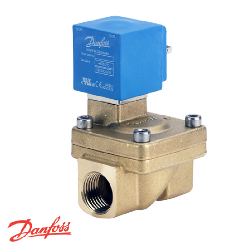 Danfoss EV220W Клапан електромагнітний нормально відкритий 1" (042U436619)