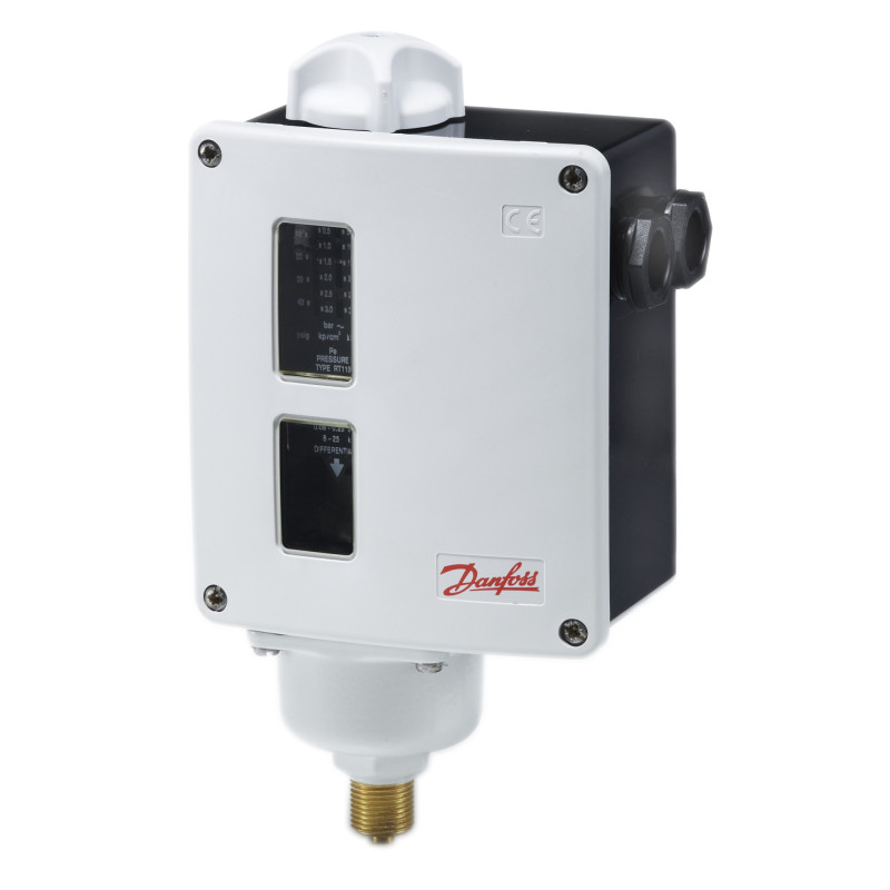 Danfoss Реле тиску RT 200, 0.2-6 bar (017-523766)