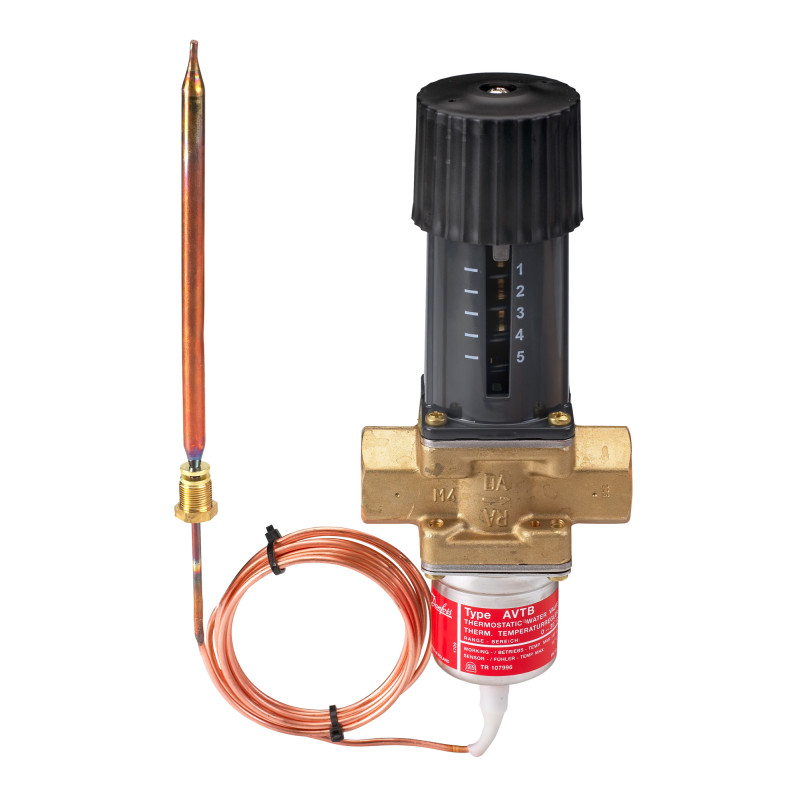 Danfoss AVTB Регулятор температури DN15 kvs 1,9 | PN16 | ВР | 30-100°C (003N8141)