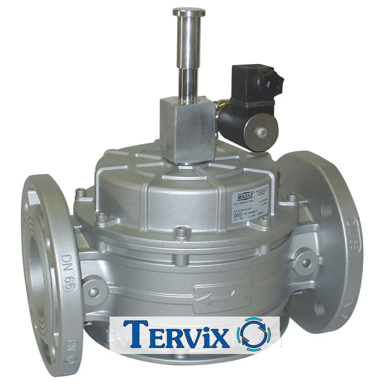 MADAS Клапан електромагн. М16/RM N.А. DN 50, Р=6 bar, пост.12В,фланцевий (8481409000)