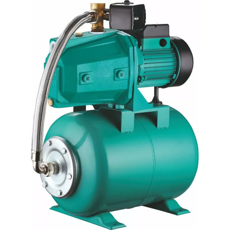 SHIMGE Самовсмоктувальна насосна станція JET100P з баком 24 л, Нmax=46м, Qmax=70 л/хв.