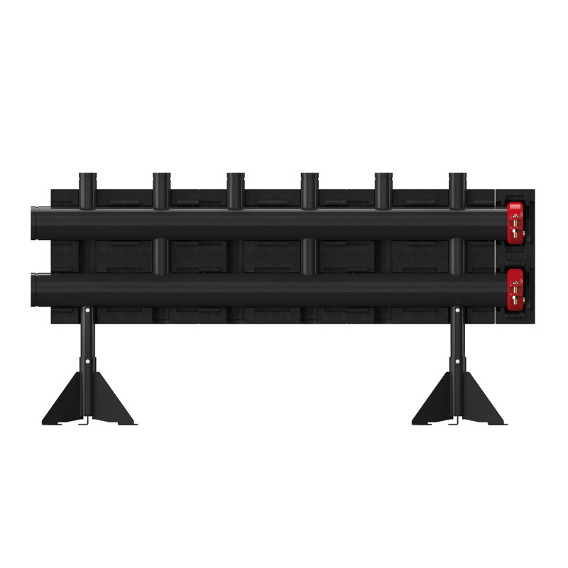 Meibes Розподільчий колектор для монт. на підлозі V100 на 3 конт, PN10 (DN100, 12 м3/ч, 280 кВт, Victaulic) (MEIH-66457.1)