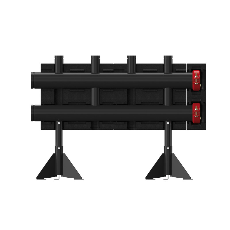 Meibes Розподільчий колектор для монт. на підлозі V150 на 2 конт, PN10 (DN150, 30 м3/ч, 700 кВт, Victaulic) (MEIH-66457.2)