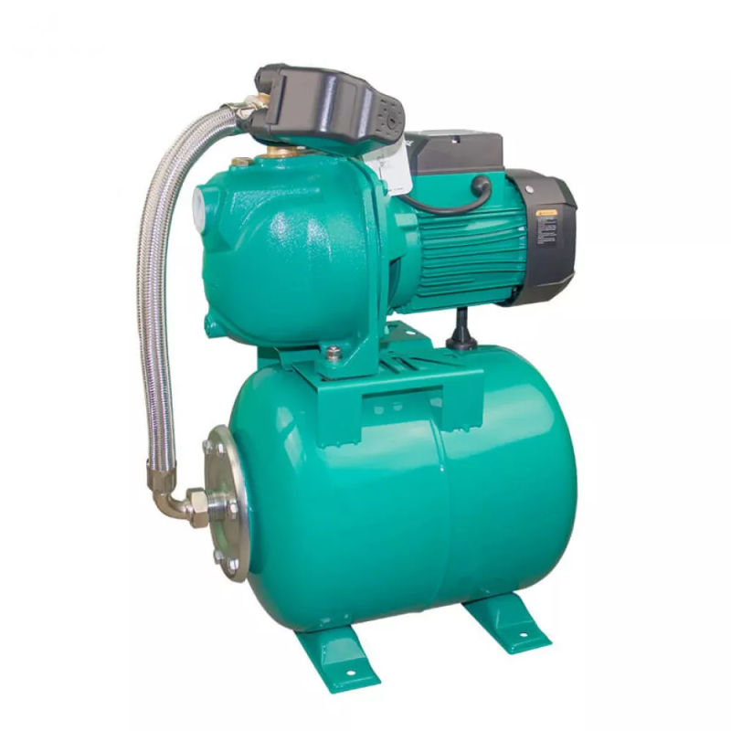 SHIMGE Самовсмоктувальна насосна станція SGJW75S з баком 19 л, Нmax=41м, Qmax=75 л/хв.