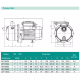 SHIMGE Відцентровий насос JET370G2, 0.37кВт, Нmax=32 м, Qmax=60л/хв