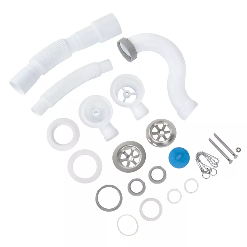 Kronoplast Сифон для ванни прямоточний 40/50 з переливом (SV26000133)