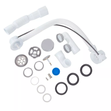 Kronoplast Сифон для ванни 40/50 напівавтомат з переливом, 580 мм (SR27400733)