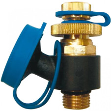 HERZ Измерительный клапан , с возможностью слива, (синяя метка), 1/4" 1028421