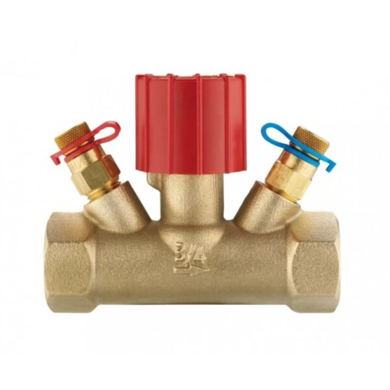 HERZ Балансовый клапан STRÖMAX 4216 МS для фанкойлов с измерительными штуцерами, внутренний резь DN - 20, Kvs, м³/ч - 3,4 1421632