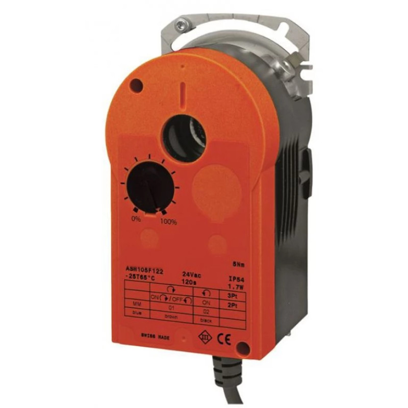 HERZ Электропривод для смешивающего поворотного клапана 230 В переменного тока, 2-х и 3-х положений, 120 1771225