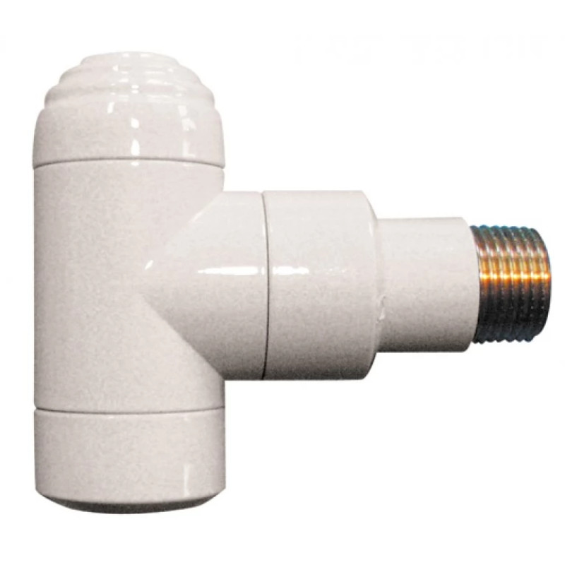 HERZ Вентиль запорный DE LUXE с функцией предварительной настройки, угловой. Цвет - калипсо S372605