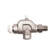 HERZ Термостатический клапан -TS-E, угловой специальный, с распределителем, Rp 1/2 x R 1/2 1772821