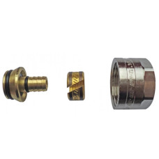 HERZ Фитинг с двойным уплотняющим кольцом и изоляционной шайбой. Накидная гайка G 3/4", уплотнение под конус, 18х2 1609807