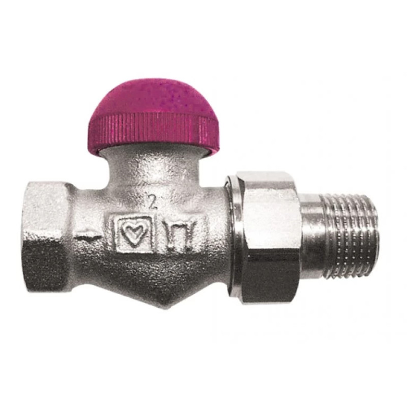 HERZ Термостатичный клапан -TS-FV с открытой предварительной настройкой, проходной, Rp 1/2 x R 1/2 1752367