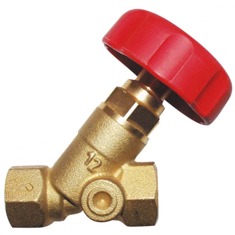 HERZ Запорный клапан STROMAX-D 4115, с наклонным шпинделем DN 15, резьбовой 1412561