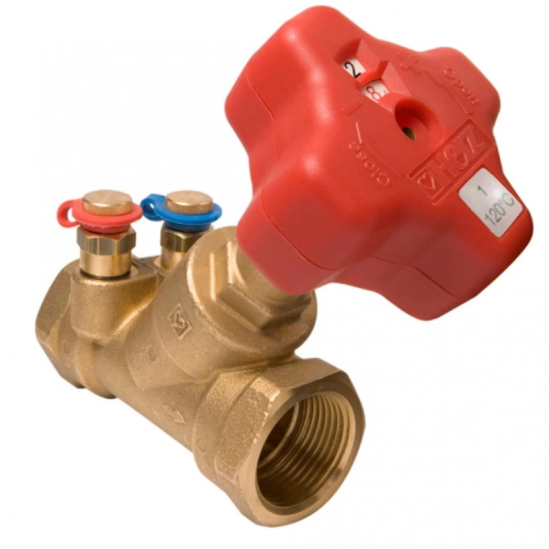 HERZ Балансовый клапан STROMAX-M FORD V для регулирования расхода и измерения перепада давления. DN 40 1401705