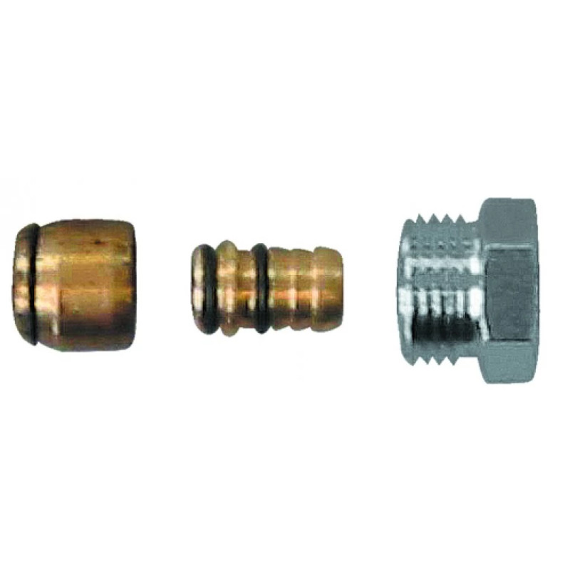 HERZ Фитинг с двойным уплотняющим кольцом и изоляционной шайбой. Зажим G 1/2", уплотнение под конус, 14х2 1609202.