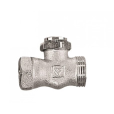 HERZ Клапан запорный RL-5 с функцией предварительной настройки, проходной, без соединителя, Rp 1/2 x G 3/4 1392311